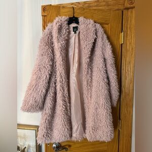 Target Women's Soft Pink Teddy Jacket